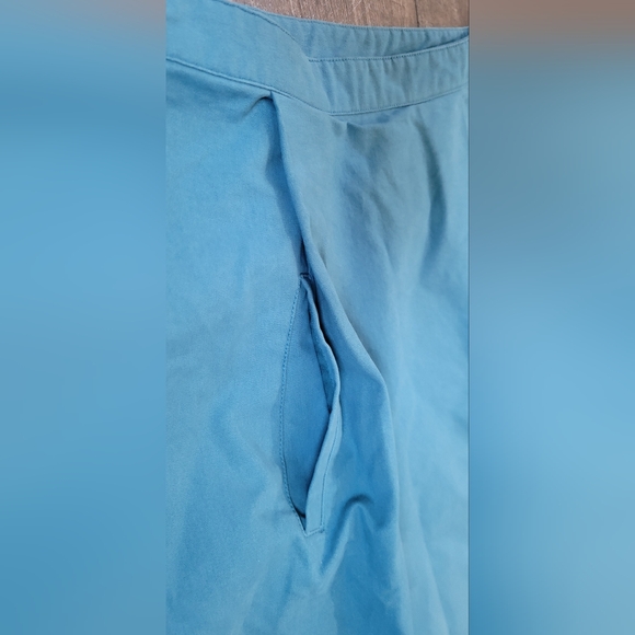 ModCloth A Line Pannel Pleated Skirt Women's M Robin's Egg Blue Hidden Pockets - Picture 3 of 9
